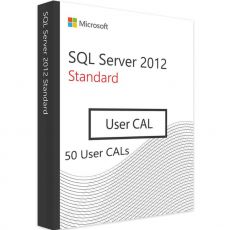 SQL Server 2012 Standard - 50 User CALs