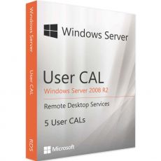 Windows Server 2008 R2 RDS - 5 User CALs, Client Access Licenses: 5 CALs, image 