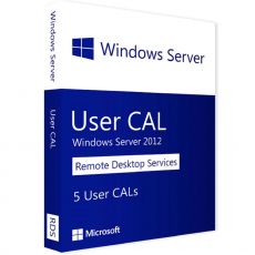 Windows Server 2012 RDS - 5 User CALs, Client Access Licenses: 5 CALs, image 
