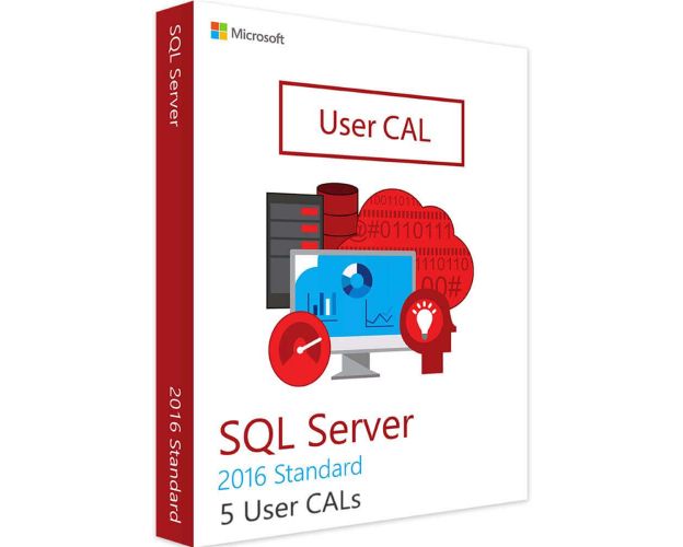 SQL Server 2016 Standard - 5 User CALs