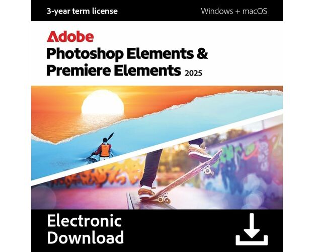 Adobe Photoshop & Premiere Elements 2025, Lizenz Typ: NeuKauf, image 