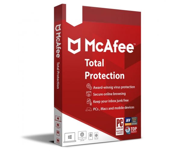 McAfee Total Protection + VPN 2024-2026, Runtime : 2 Jahre, Device: 1 Device, image 